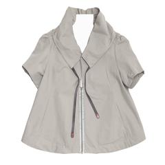 Marni Grey Cropped Trapeze Jacket 5