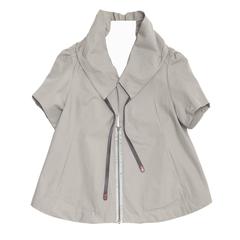 Marni Grey Cropped Trapeze Jacket