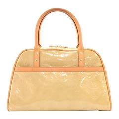 Vintage Louis Vuitton Tompkins Square Beige Vernis Hand Bag