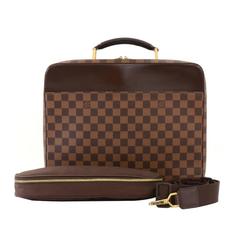 Louis Vuitton Ordinator Savannah Ebene Damier Notebook Bag + Strap