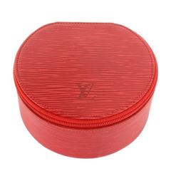 Louis Vuitton Ecrin Bijoux Large Red Epi Leather Large Jewelry Case