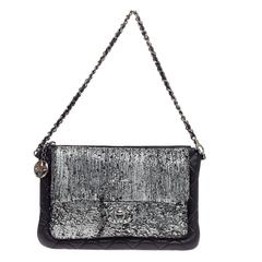 Chanel Mineral Nights Flap Evening Bag Metallic and Quilted Leather