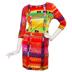 1990s Leonard Cotton Dress 2