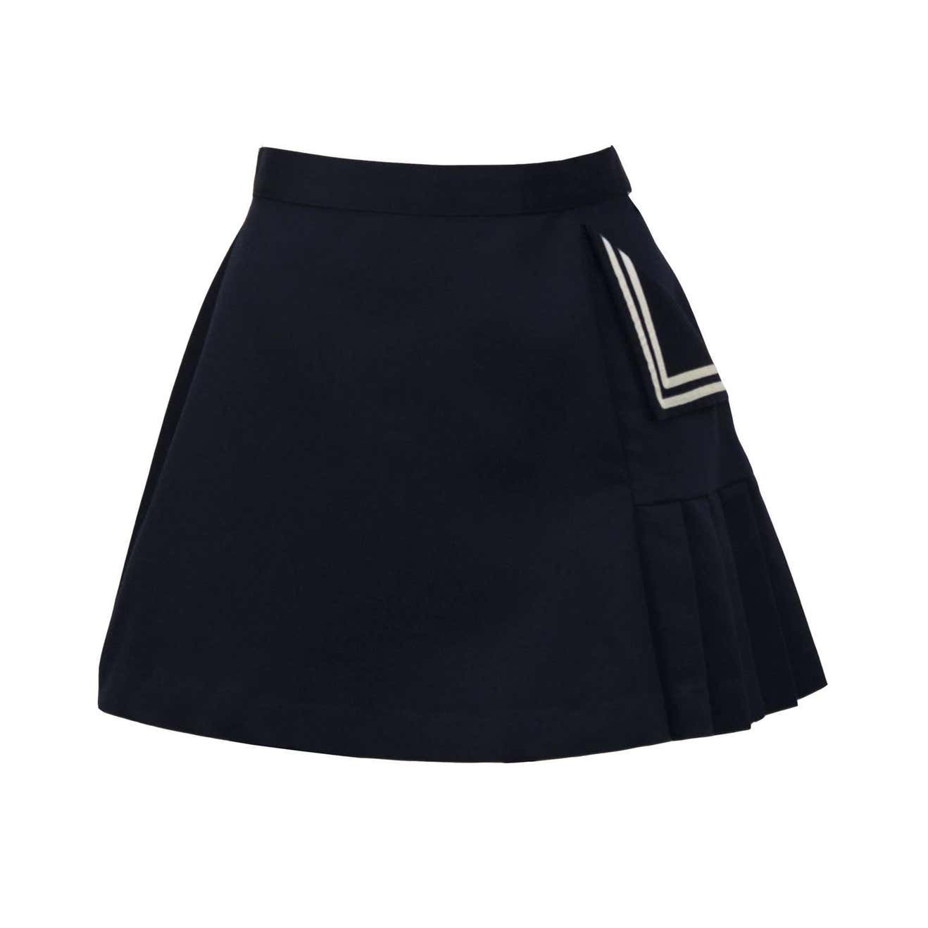 1960's Lily’s of Beverly Hills Navy Poly-Cotton Tennis Skirt at 1stDibs ...