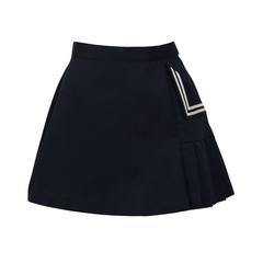 1960's Lily’s of Beverly Hills Navy Poly-Cotton Tennis Skirt 7