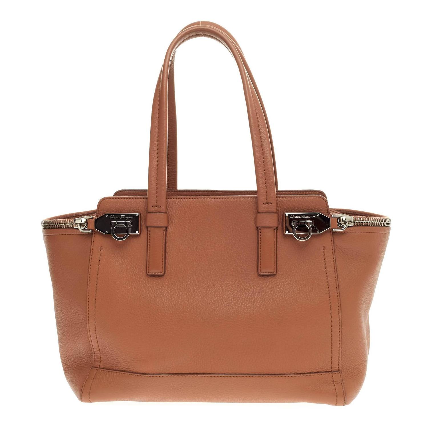 Salvatore Ferragamo Verve Tote Leather Medium at 1stdibs