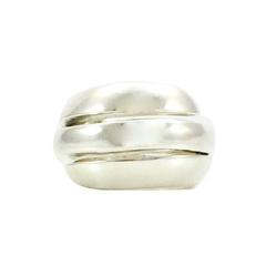 Vintage Chanel Silver Ring - 1980s