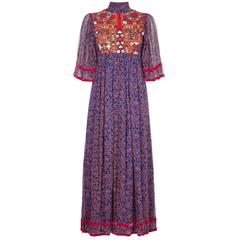 Late 1960s Couture Thea Porter 'Faye' Dress