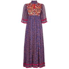 Late 1960s Couture Thea Porter 'Faye' Dress 