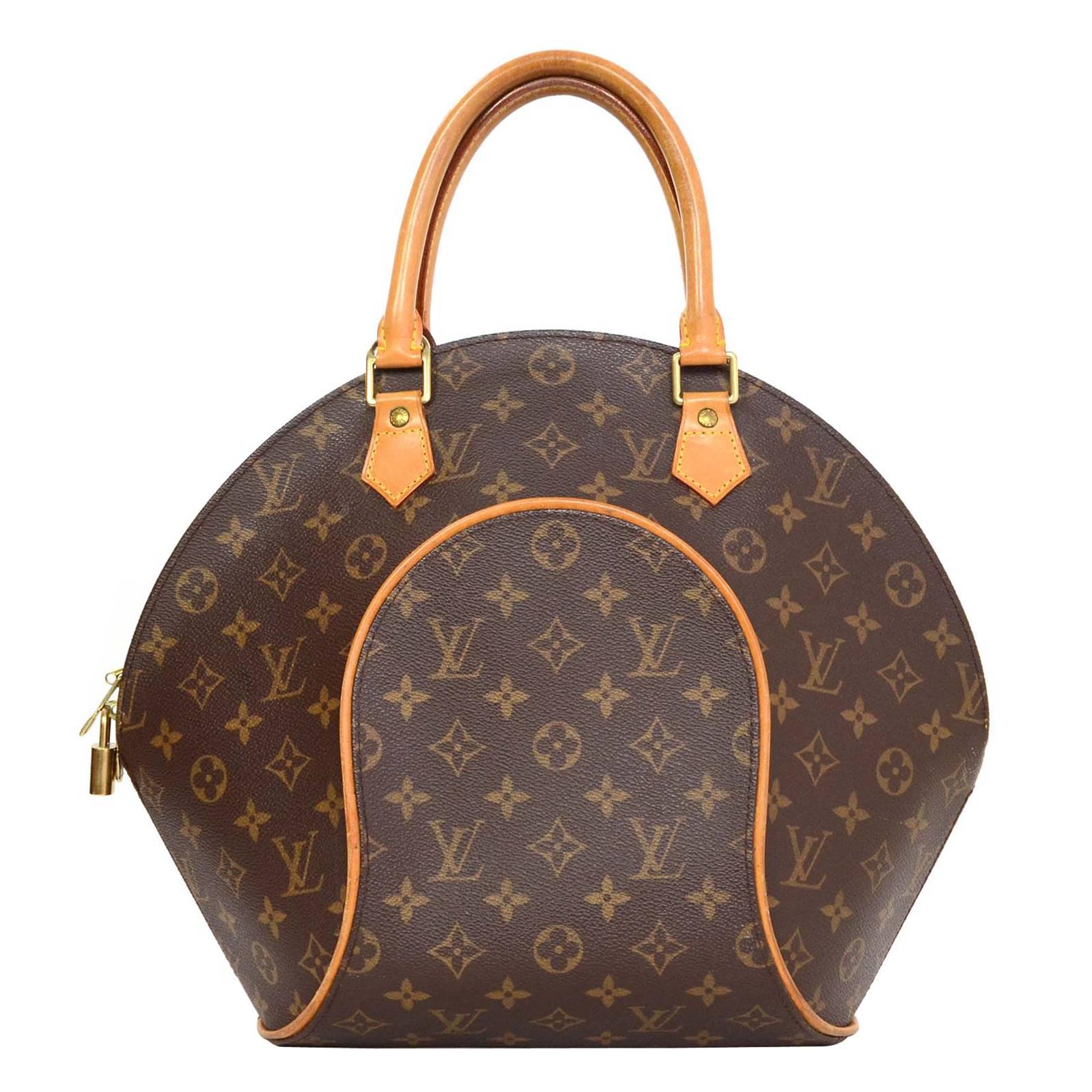Louis Vuitton Monogram Ellipse MM Bag w/ Strap GHW
