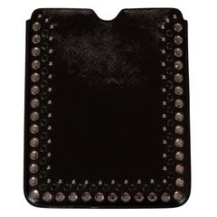 Prada Bejeweled Black Leather Ipad Cover Case 1