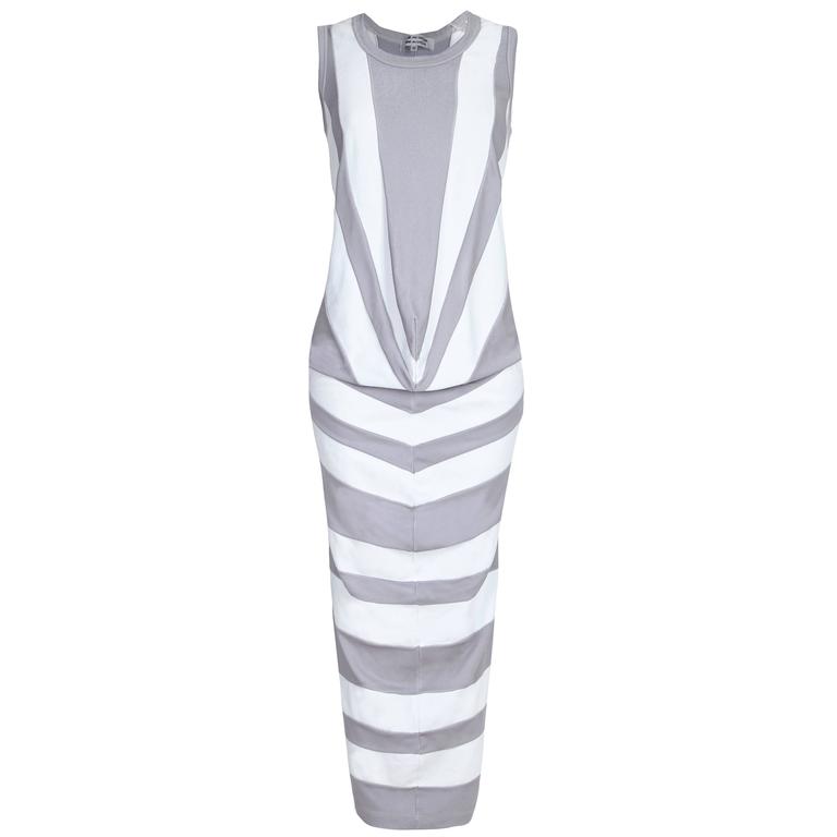 comme des garcons white dress