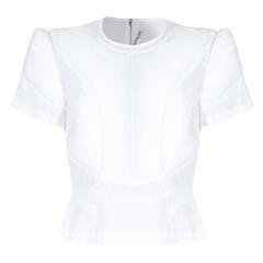 Retro Comme des Garcons White Padded Top 