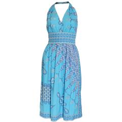 Emilio Pucci Cotton Halterneck Dress 12