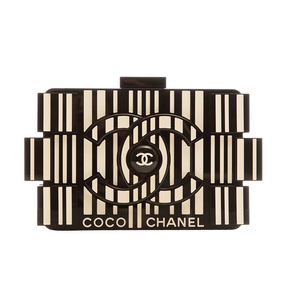 Chanel Runway Op-art Lego Boy Bag