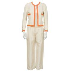 1970’s Chanel 3-Piece Silk Pantsuit 