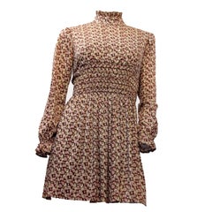 60s Paisley Babydoll Dress 