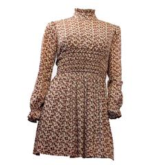 60s Paisley Babydoll Dress 12