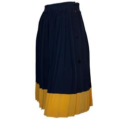 80s Gucci Knife Pleat Skirt 11