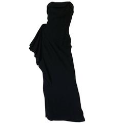 1950s Strapless Demi-Couture Paul Dauuay Fitted Dress 12