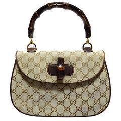 Gucci Original Vintage Bamboo Classic Handbag