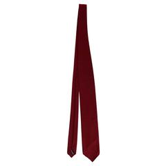 Hermes Burgundy Cashmere Tie