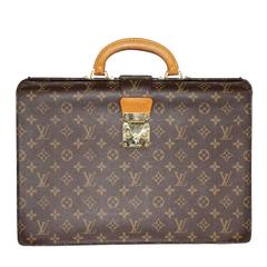 Louis Vuitton, Bags, Louis Vuitton Vintage Monogram Serviette Fermoir  Briefcase Circa 20