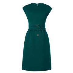 Dior haute couture green dress & coat, circa 1965