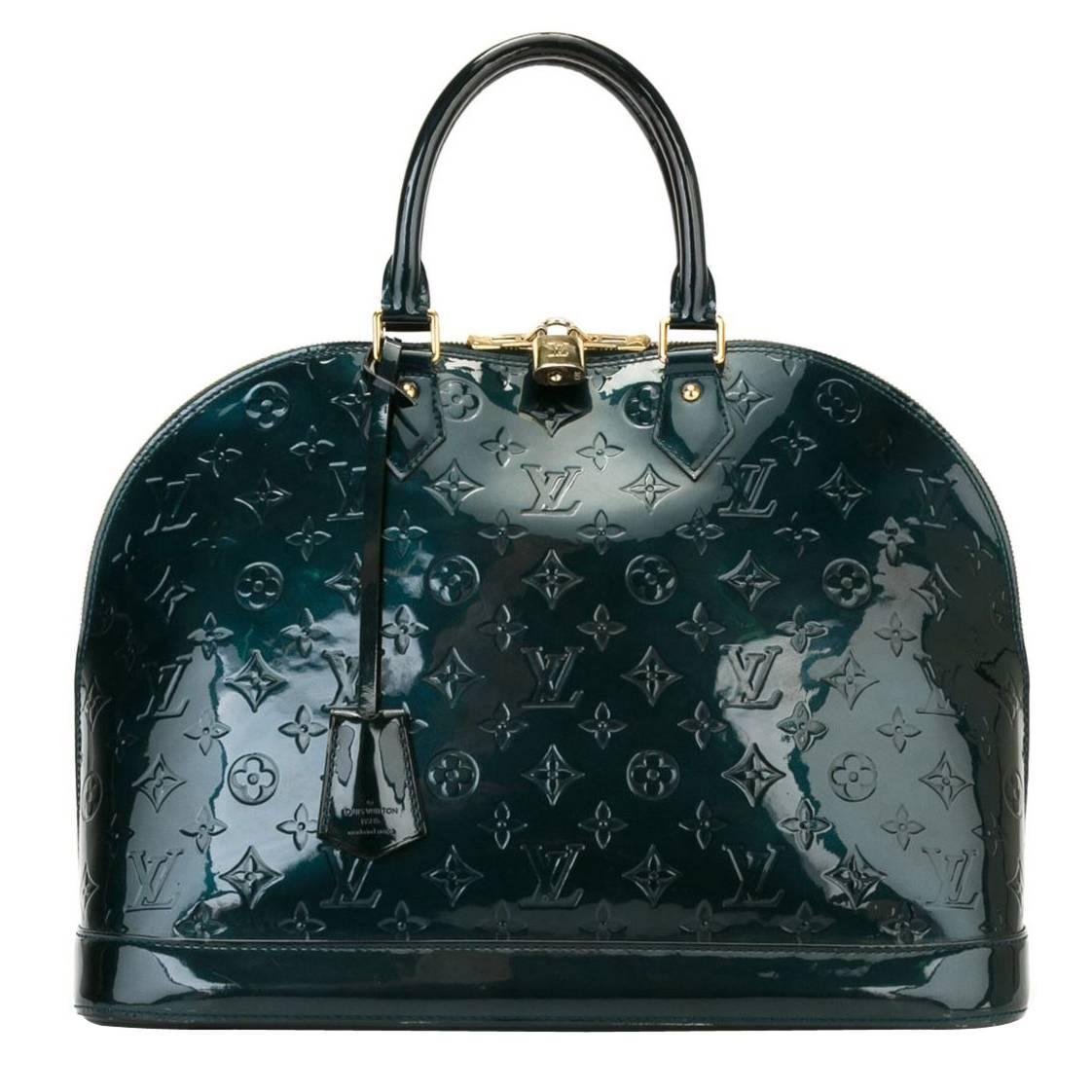 Louis Vuitton Monogram Patent Leather Alma Bag For Sale at 1stdibs