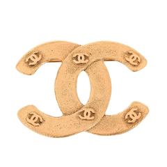 Chanel Vintage CC Logo Brooch Pin