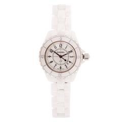 Chanel Automatic J12 33mm Ceramic Quartz Watch White 