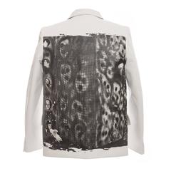 Comme des Garcons Homme Plus White Blazer With Images By Roger Ballen, Fall 2015 4