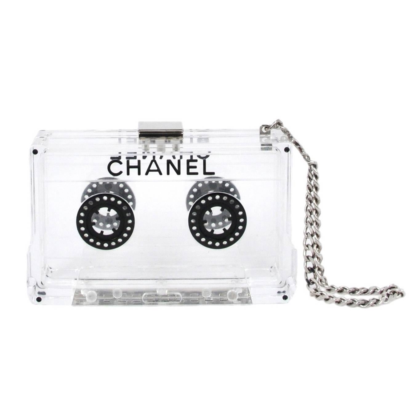 Chanel Clear Cassette Clutch 2004