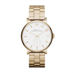 Marc by Marc Jacobs Baker White Dial Gold-tone Ladies Watch Gold MBM3243 2