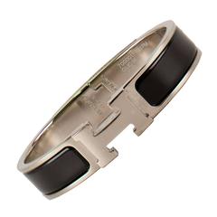 Hermes  Bracelet Clic H Black Laton Paladio PM 2016