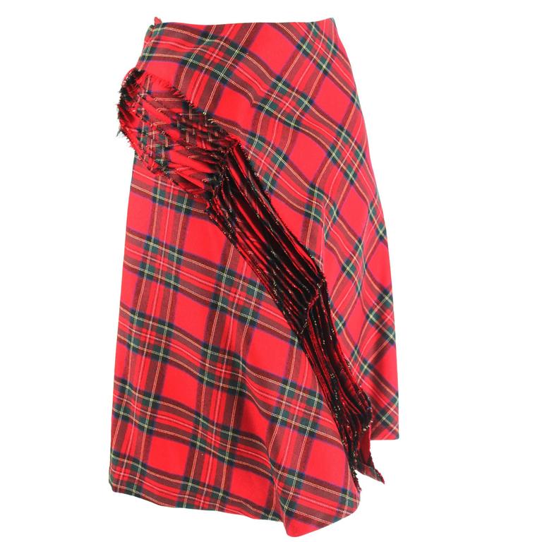 JUNYA WATANABE 2015 tartan skirt