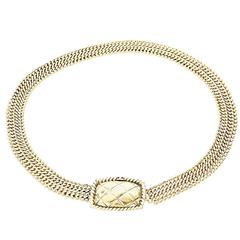 Goldtone Chanel Chain Belt