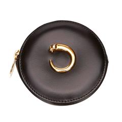 Cartier Black Leather Panthere Coin Pouch