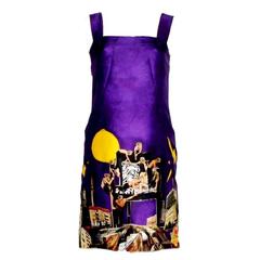 Collectable Versace by Tim Roeloff Art Print Silk Dress 8