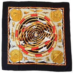 Rare Hermes Silk Scarf - Reves D'Espace