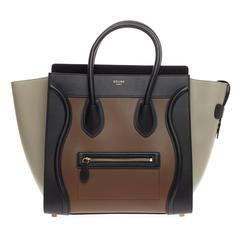 Celine Tricolor Luggage Leather Mini