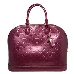 Louis Vuitton Purple Vernis Monogram Alma Handbag