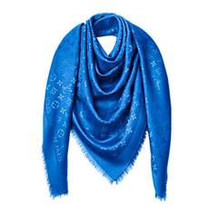 Louis Vuitton Monogrammierter Schal in Blau