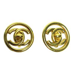 1997 Chanel Interlocking "CC" Turnlock Earrings