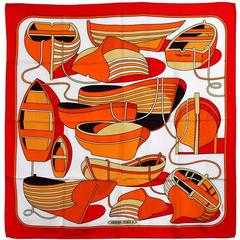 Hermes "Thalassa" Silk Scarf