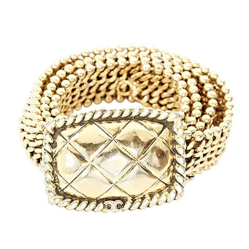 Goldtone Chanel Chain Belt