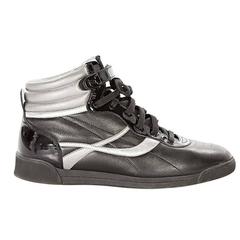 Black & Silver Louis Vuitton High-Top Sneakers