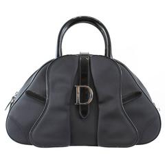 Dior Bowling patented leather and nylon Bag