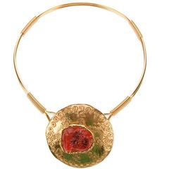 Ysl art vintage necklace by Goossens 1980 6