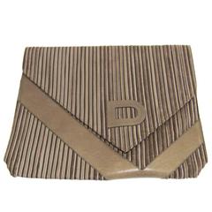 Great large Delvaux Vintage clutch 1980